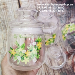 hũ thủy tinh đựng gia vị - hủ đựng gia vị thủy tinh