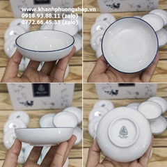 chén đựng nước chấm sứ minh long - chén đựng nước chấm sứ