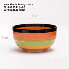 chén sứ cầu vòng - chén sứ