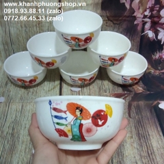 chén sứ trắng - chén sứ ăn cơm - chén sứ