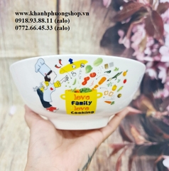 bộ chén tô sứ trắng - bộ chén tô sứ