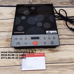 bếp từ Sunhouse mặt kính cường lực - bếp điện từ sunhouse mặt kính