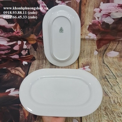 dĩa oval sứ Minh Long - dĩa sứ hình oval minh long