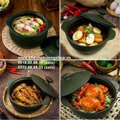 nồi sứ dưỡng sinh minh long - nồi sứ dưỡng sinh