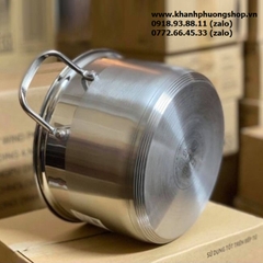 nồi inox 3 đáy Elmich xài bếp từ - nồi inox 3 đáy xài bếp từ