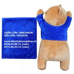bộ gối mền 2 trong 1 loại lớn - bộ mền gối 2 trong 1 loại lớn