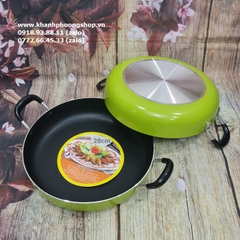 chảo chiên chống dính 28cm - chảo chống dính 2 quai 28cm