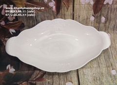 dĩa để trái cây sứ Minh Long - dĩa trưng trái cây sứ Minh Long