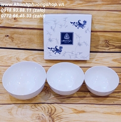 tô sứ trắng Minh Long - tô sứ trắng
