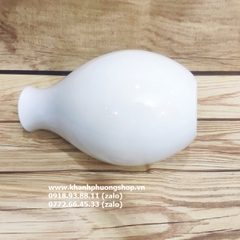 bình bông sứ Minh Long - bình bông sứ trắng minh long