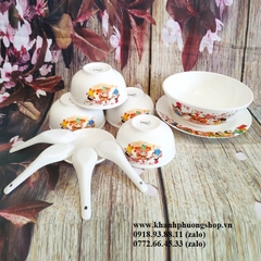 bộ chén tô dĩa sứ - chén tô dĩa sứ