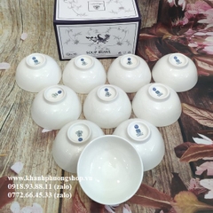 chén lys trắng sứ Minh Long - chén sứ trắng Minh Long