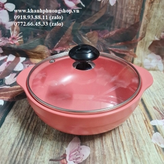 nồi sứ Minh Long nắp kính - nồi sứ minh long nắp thủy tinh
