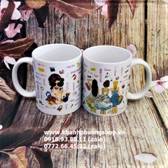 bộ 2 ly sứ uống nước - bộ 2 ly sứ