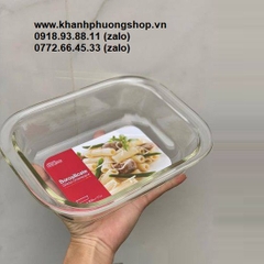 khay thủy tinh lock&lock 800ml - khay thủy tinh lock&lock