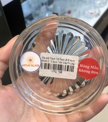 Bộ ly uống nước thủy tinh 250ml kèm đế lót