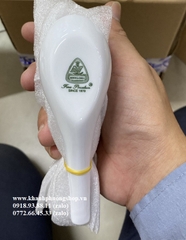 Muỗng sứ Minh Long viền đỏ Lộc Xuân - muỗng sứ minh long