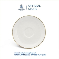 bộ ấm trà sứ trắng Minh Long viền vàng 0.8L - bộ ấm trà sứ Minh Long viền chỉ vàng