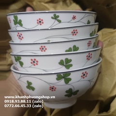 bộ 10 chén sứ Minh Long Hoa May Mắn - chén sứ Minh Long