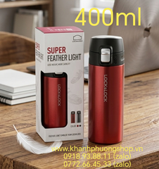 Bình giữ nhiệt siêu nhẹ Lock&Lock 400ml - bình giữ nhiệt lock&lock