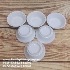 bộ 06 chén muối tiêu nhỏ - bộ 06 chén chấm tròn nhỏ