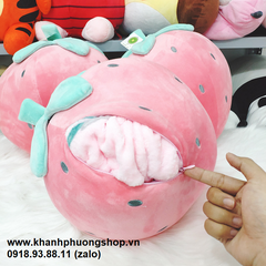 mền trong gối trái dâu tây - mền trong gối