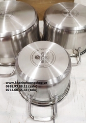 nồi inox 3 đáy Elmich xài bếp từ - nồi inox 3 đáy xài bếp từ