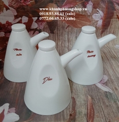 bình đựng dầu sứ Minh Long - bình sứ đựng dầu gốm sứ minh long