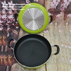 chảo chiên chống dính 28cm - chảo chống dính 2 quai 28cm