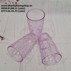 bộ 3 ly thủy tinh màu cao cấp - bộ 3 ly thủy tinh màu