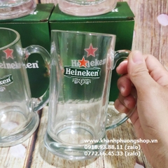 bộ 06 ly bia heineken nhập khẩu Italia - bộ 06 ly uống bia heineken