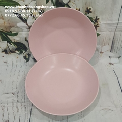 dĩa sứ tráng men cao cấp màu pastel - dĩa sứ tráng men cao cấp
