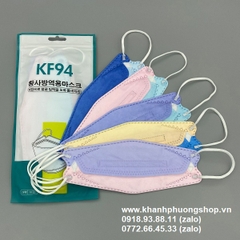 khẩu trang màu pastel - khẩu trang màu màu loang