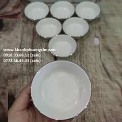 chén đựng nước chấm sứ minh long - chén đựng nước chấm sứ