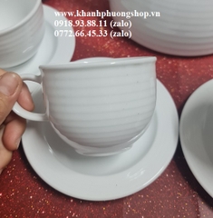 bộ ấm trà sứ Minh Long 1.1L - bộ ấm trà sứ trắng minh long