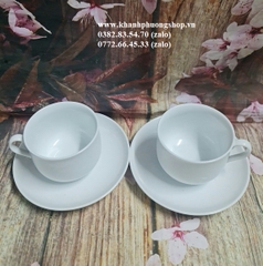 tách uống trà, cà phê sứ Minh Long 0.22L - tách trà, tách cà phê sứ minh long
