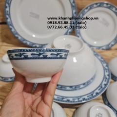 tô chén dĩa sứ Minh Long Jasmine chim lạc - chén tô dĩa sứ Minh Long mẫu Chim Lạc
