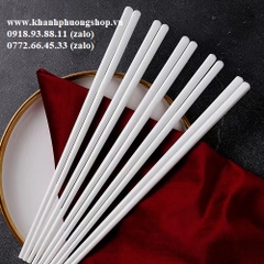 đũa sứ trắng 24.5cm - đũa sứ trắng