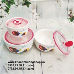 hộp đựng cơm - hộp đựng cơm thủy tinh