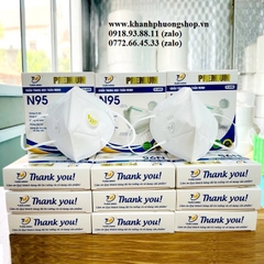 khẩu trang N95 không van - khẩu trang N95 - khẩu trang y tế N95