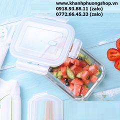 hộp thủy tinh chia ngăn - hộp đựng cơm thủy tinh chia ngăn