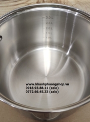 nồi inox 3 đáy Elmich xài bếp từ - nồi inox 3 đáy xài bếp từ