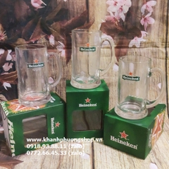 bộ 06 ly bia heineken nhập khẩu Italia - bộ 06 ly uống bia heineken