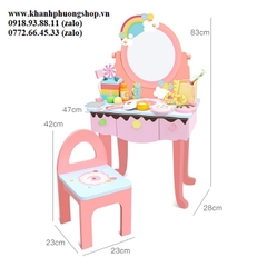 bộ đồ chơi bàn trang điểm cho bé - bàn trang điểm cho bé