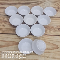 bộ 06 chén muối tiêu nhỏ - bộ 06 chén chấm tròn nhỏ