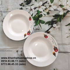 bộ tô dĩa sứ - bộ tô dĩa sứ trắng