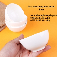 Bộ 4 chén sứ đựng nước chấm - chén sứ đựng nước chấm