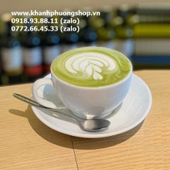 bộ tách uống cà phê capuchino, latte sứ Minh Long - bộ tách uống cà phê