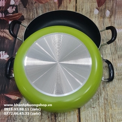 chảo chiên chống dính 28cm - chảo chống dính 2 quai 28cm