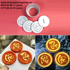 khuôn làm xôi phúc lộc thọ - khuôn xôi tròn chữ Phúc Lộc Thọ